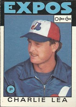 #376 Charlie Lea - Montreal Expos - 1986 O-Pee-Chee Baseball