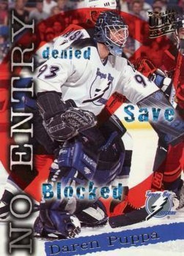 #376 Daren Puppa - Tampa Bay Lightning - 1995-96 Ultra Hockey