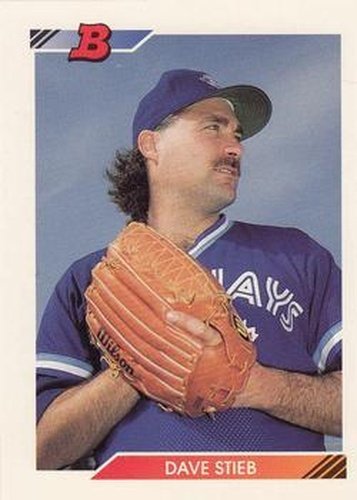 #376 Dave Stieb - Toronto Blue Jays - 1992 Bowman Baseball