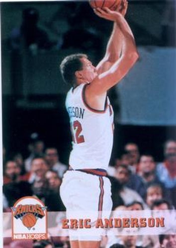 #376 Eric Anderson - New York Knicks - 1993-94 Hoops Basketball