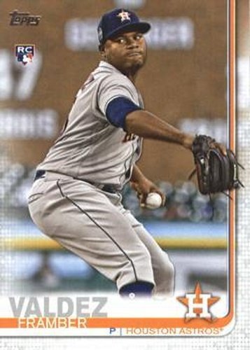 #376 Framber Valdez - Houston Astros - 2019 Topps Baseball