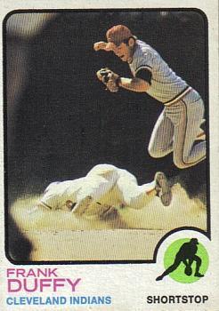 #376 Frank Duffy - Cleveland Indians - 1973 Topps Baseball