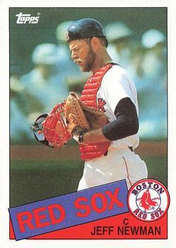 #376 Jeff Newman - Boston Red Sox - 1985 Topps Baseball
