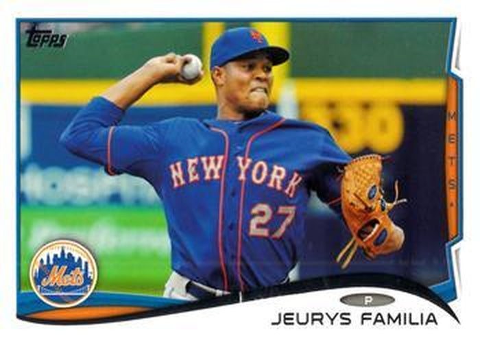 #376 Jeurys Familia - New York Mets - 2014 Topps Baseball