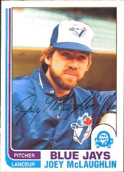 #376 Joey McLaughlin - Toronto Blue Jays - 1982 O-Pee-Chee Baseball