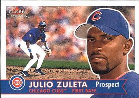 #376 Julio Zuleta - Chicago Cubs - 2001 Fleer Tradition Baseball