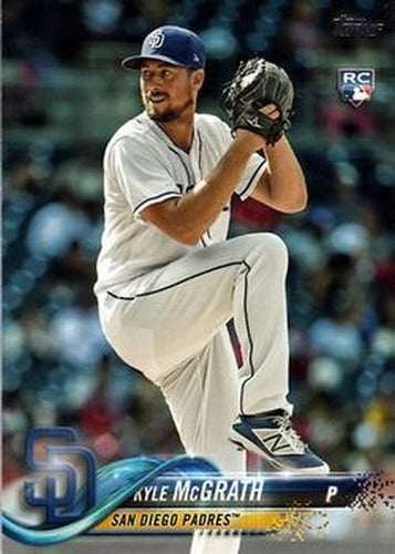 #376 Kyle McGrath - San Diego Padres - 2018 Topps Baseball