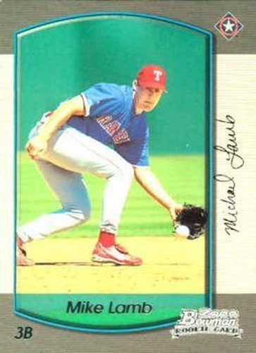 #376 Mike Lamb - Texas Rangers - 2000 Bowman Baseball