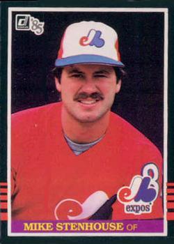 #376 Mike Stenhouse - Montreal Expos - 1985 Donruss Baseball