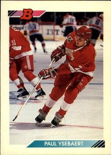 #376 Paul Ysebaert - Detroit Red Wings - 1992-93 Bowman Hockey