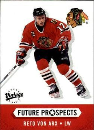 #376 Reto Von Arx - Chicago Blackhawks - 2000-01 Upper Deck Vintage Hockey