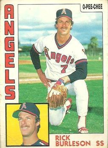 #376 Rick Burleson - California Angels - 1984 O-Pee-Chee Baseball