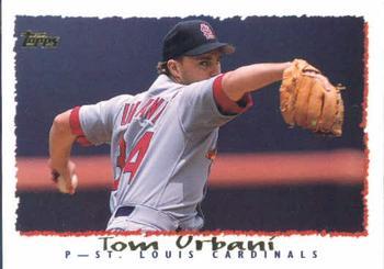 #376 Tom Urbani - St. Louis Cardinals - 1995 Topps Baseball
