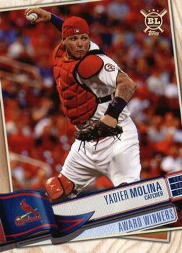 #376 Yadier Molina - St. Louis Cardinals - 2019 Topps Big League Baseball