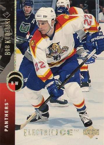 #376 Bob Kudelski - Florida Panthers - 1994-95 Upper Deck Hockey - Electric Ice