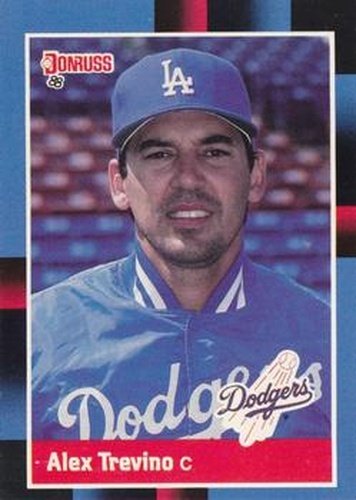 #376 Alex Trevino - Los Angeles Dodgers - 1988 Donruss Baseball