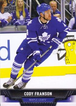 #376 Cody Franson - Toronto Maple Leafs - 2013-14 Upper Deck Hockey