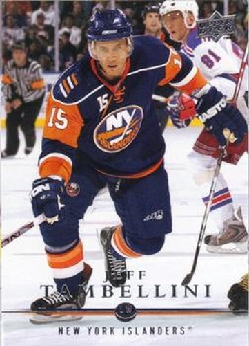 #376 Jeff Tambellini - New York Islanders - 2008-09 Upper Deck Hockey