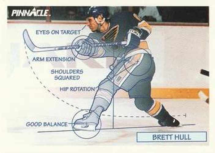 #376 Brett Hull - St. Louis Blues - 1991-92 Pinnacle Hockey