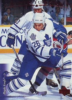 #376 Dimitri Yushkevich - Toronto Maple Leafs - 1995-96 Upper Deck Hockey