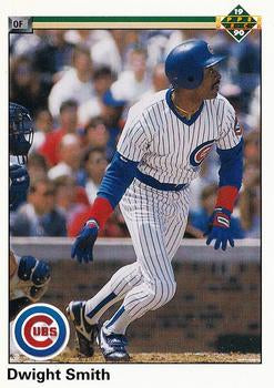 #376 Dwight Smith - Chicago Cubs - 1990 Upper Deck Baseball