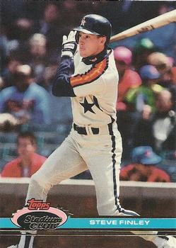 #376 Steve Finley - Houston Astros - 1991 Stadium Club Baseball