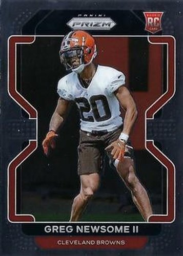 #376 Greg Newsome II - Cleveland Browns - 2021 Panini Prizm Football