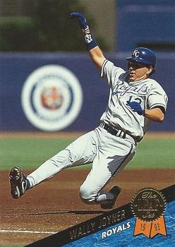 #376 Wally Joyner - Kansas City Royals - 1993 Leaf Baseball