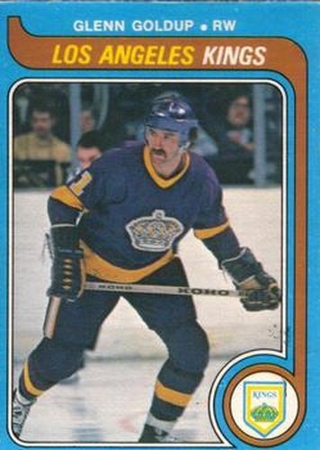 #376 Glenn Goldup - Los Angeles Kings - 1979-80 O-Pee-Chee Hockey