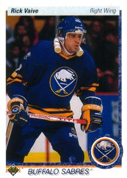#376 Rick Vaive - Buffalo Sabres - 1990-91 Upper Deck Hockey