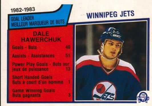 #377 Dale Hawerchuk - Winnipeg Jets - 1983-84 O-Pee-Chee Hockey