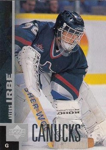 #377 Arturs Irbe - Vancouver Canucks - 1997-98 Upper Deck Hockey