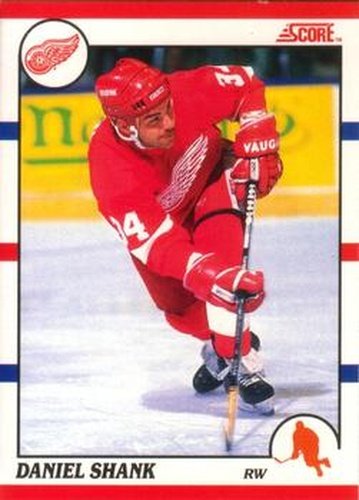#377 Daniel Shank - Detroit Red Wings - 1990-91 Score Canadian Hockey