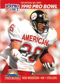 #377 Rod Woodson - Pittsburgh Steelers - 1990 Pro Set Football