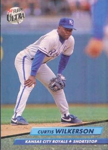 #377 Curtis Wilkerson - Kansas City Royals - 1992 Ultra Baseball