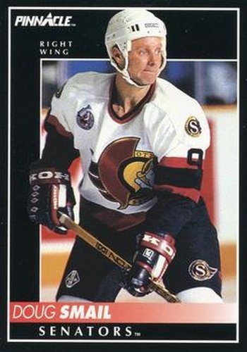 #377 Doug Smail - Ottawa Senators - 1992-93 Pinnacle Canadian Hockey