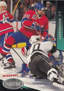 #377 J.J. Daigneault - Montreal Canadiens - 1993-94 Parkhurst Hockey