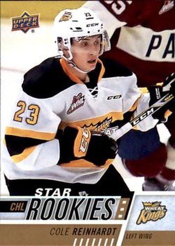 #377 Cole Reinhardt - Brandon Wheat Kings - 2017-18 Upper Deck CHL Hockey