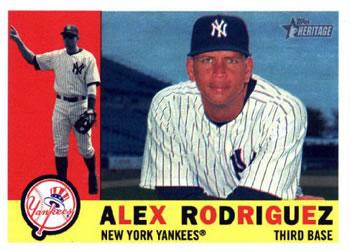 #377 Alex Rodriguez - New York Yankees - 2009 Topps Heritage Baseball