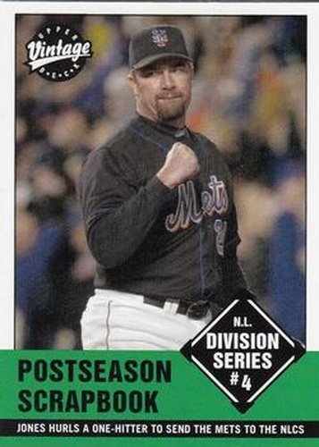 #377 Bobby Jones - New York Mets - 2001 Upper Deck Vintage Baseball