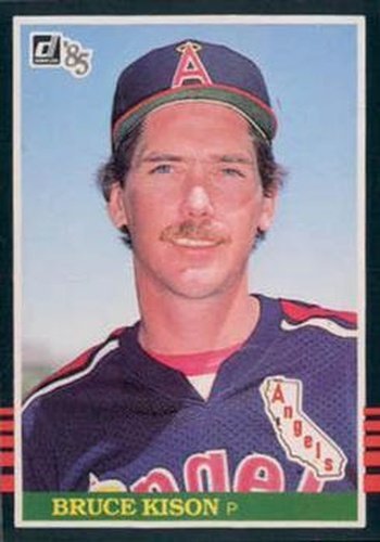 #377 Bruce Kison - California Angels - 1985 Donruss Baseball