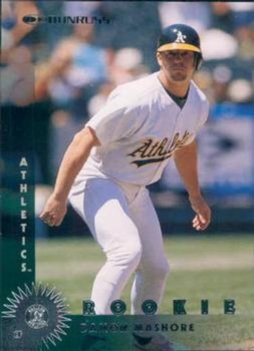 #377 Damon Mashore- Oakland Athletics - 1997 Donruss Baseball