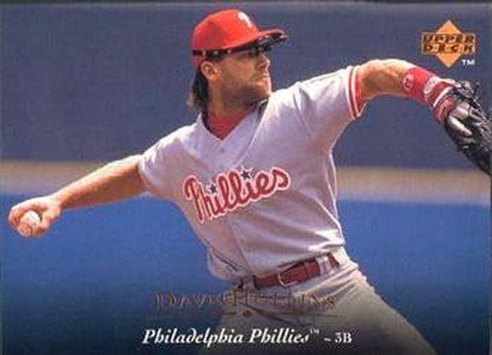 #377 Dave Hollins - Philadelphia Phillies - 1995 Upper Deck Baseball