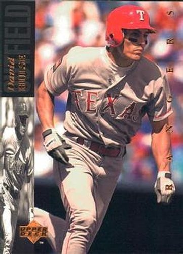 #377 David Hulse - Texas Rangers - 1994 Upper Deck Baseball