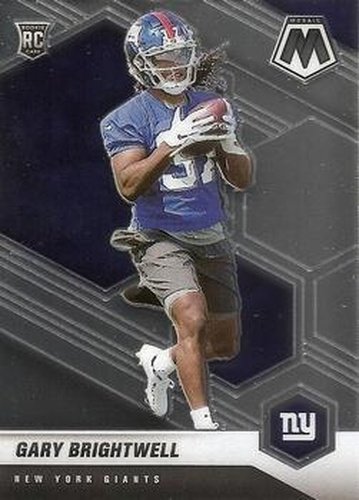 #377 Gary Brightwell - New York Giants - 2021 Panini Mosaic Football