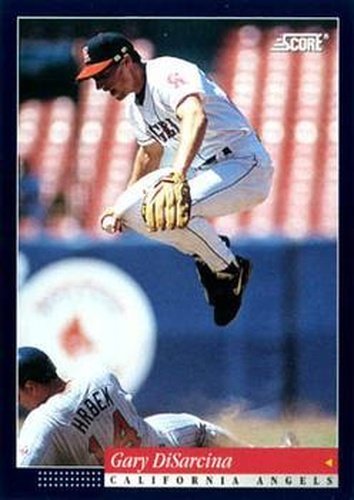 #377 Gary DiSarcina - California Angels -1994 Score Baseball