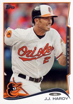 #377 J.J. Hardy - Baltimore Orioles - 2014 Topps Baseball