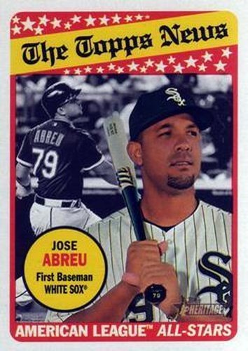 #377 Jose Abreu - Chicago White Sox - 2018 Topps Heritage Baseball