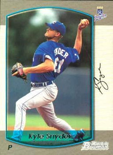 #377 Kyle Snyder - Kansas City Royals - 2000 Bowman Baseball