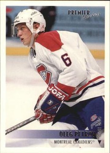 #377 Oleg Petrov - Montreal Canadiens - 1994-95 Topps Premier Hockey